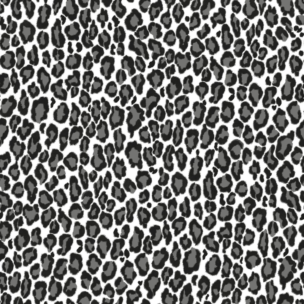 Papel tapiz leopardo blanco y negro 154136810 154-136810