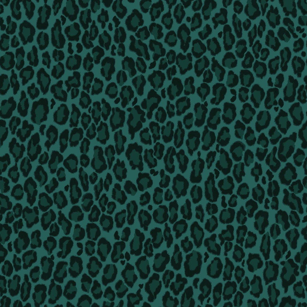 Papel tapiz piel de leopardo verde esmeralda 154139154 154-139154