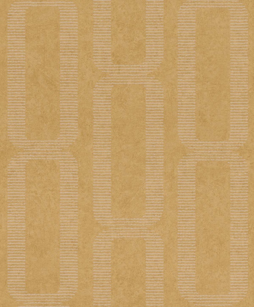 Papel Tapiz Emil & Hugo Colección Linen House CUBE GOLDEN YELLOW 301846