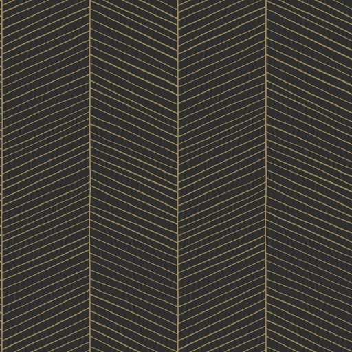 [139136] Papel tapiz chevron negro y oro 154139136 154-139136