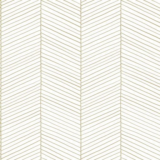 [139135] Papel tapiz chevron blanco y oro 156139135 156-139135