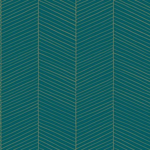 [139200] Papel tapiz chevron verde esmeralda y oro 156139200 156-139200