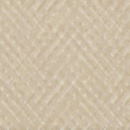 [382535-2] Papel Tapiz Entrelazado Beige Gris c/ Blanco 3825352