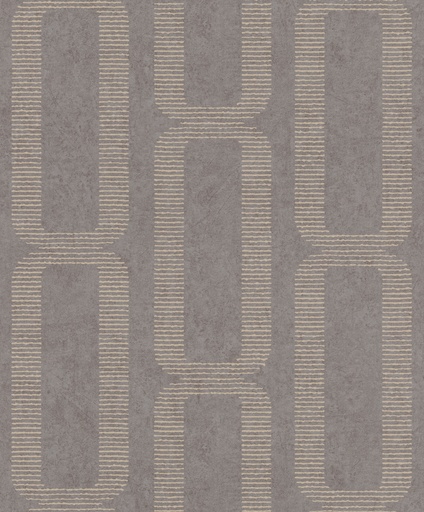 [301761] Papel Tapiz Emil & Hugo Colección Linen House CUBE CLAY BROWN 301761