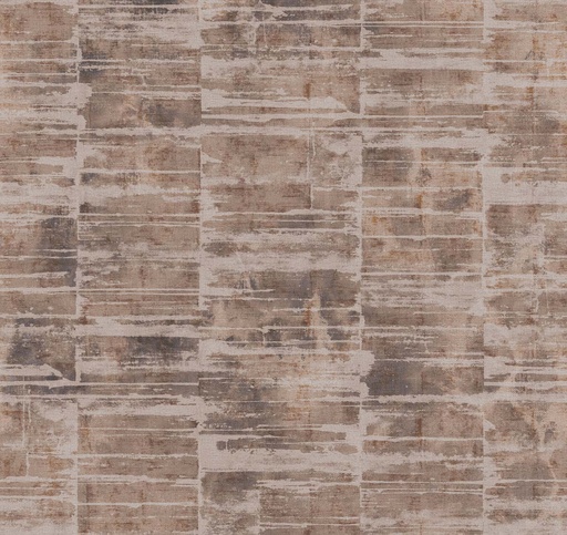 [302690] Papel Tapiz Emil & Hugo Colección Linen House BLOCK PRINT BROWN Fotomural 3,18M X 3,00M SKU 302690